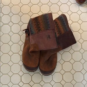 Sorel Brown and Multicolor Boots